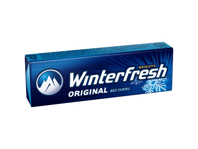 Winterfresh Original White guma de mestecat cu aroma de menta 10 buc 14 g