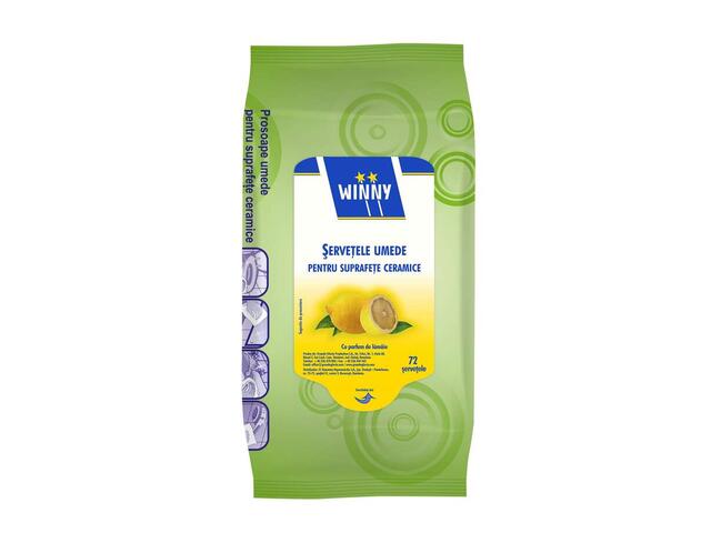 Winny servetele suprafete ceramice aroma lamaie72 bucati