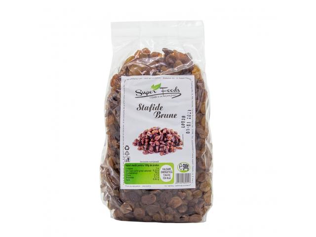 Stafide brune 500g - SUPERFOODS