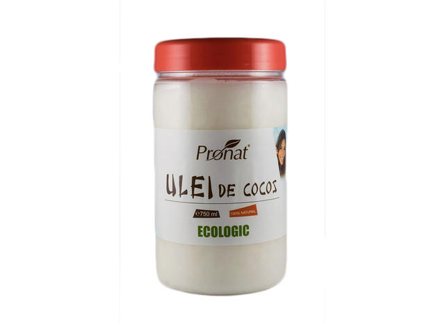 Ulei de cocos Pronat, ecologic, 750 ml