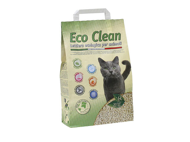 Absorbant Eco Clean natural pentru pisica 6l