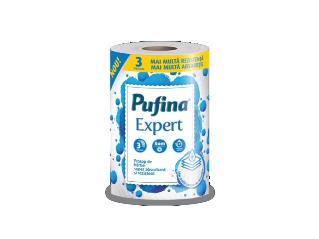 Pufina expert Prosop hartie monorola 50 m, 3 straturi