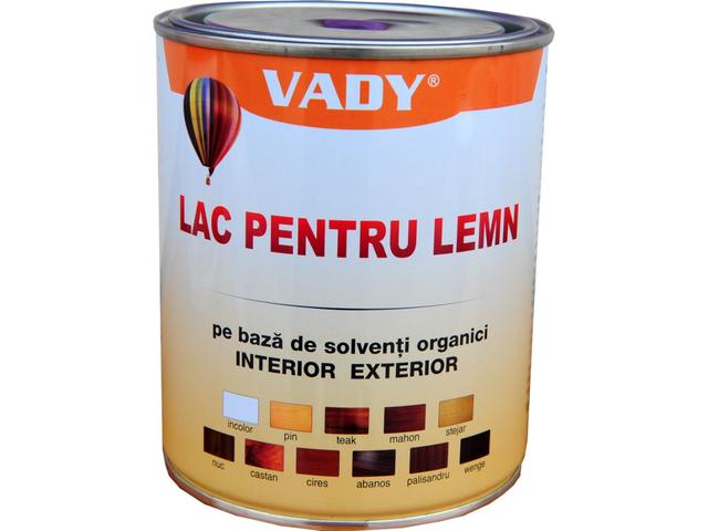Lac alchidic Vady pentru lemn, nuc, 2,5 L