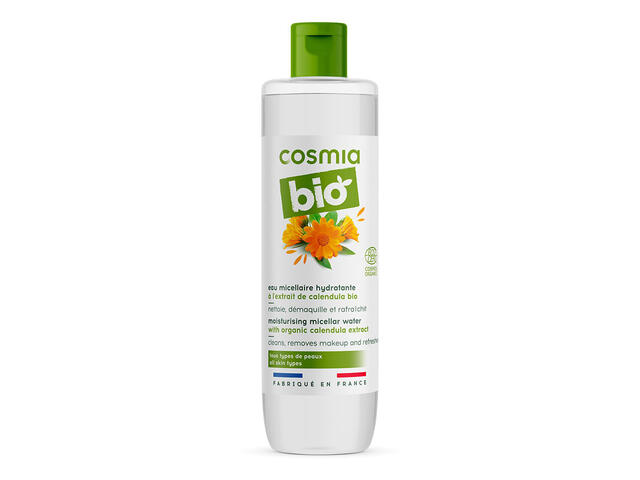 Apa micelara hidratanta cu galbenele eco Cosmia Bio, 250ml