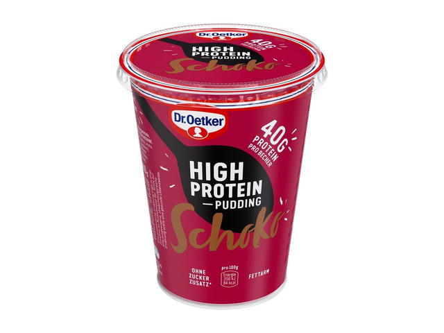 Budinca high protein Dr.Oetker, cu ciocolata, 400g