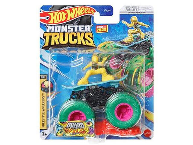 Masinuta Hot Wheels Monster Truck, Freestyle Wreckers, HLT13