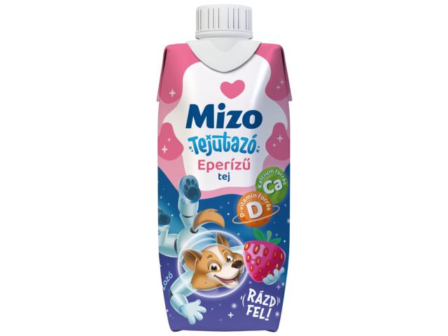 Lapte cu aroma de capsuni UHT 315 ML Mizo