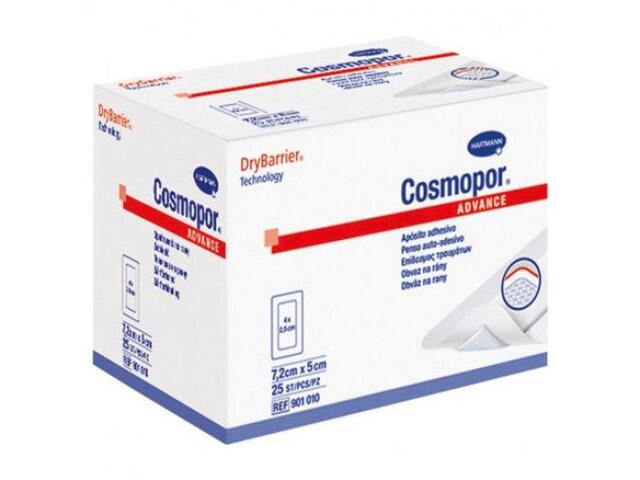 HARTMANN COSMOPOR ADVANCE STERIL PLASTURI 7.2X5CM X 25 BUC