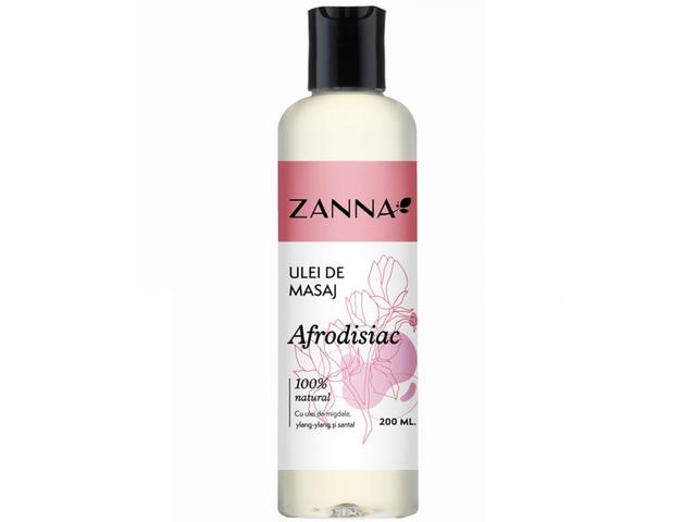 Ulei masaj afrodisiac ylang ylang santal 200ml - ZANNA