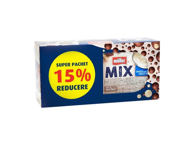 Mix Iaurt bilute de ciocolata Pachet 4x130g Muller