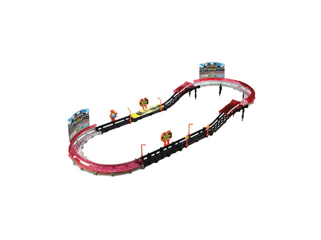 Set de joaca cu 1 masinuta High Speed Racing Track Motormax