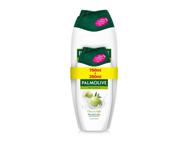 Gel De Du&#351; Palmolive Naturals Olive & Milk  750Ml + 250Ml