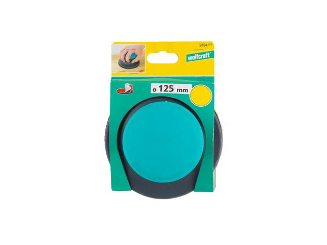 Slefuitor manual rotund, Wolfcraft, plastic, diametru 125 mm