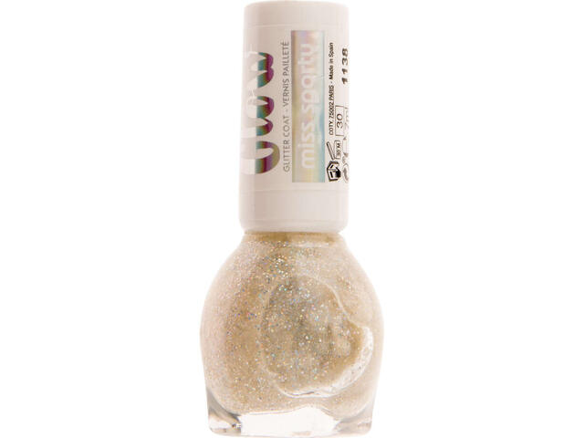 Miss Sporty Glow Glitter 030 Winter Glow lac pentru unghii 7 ml