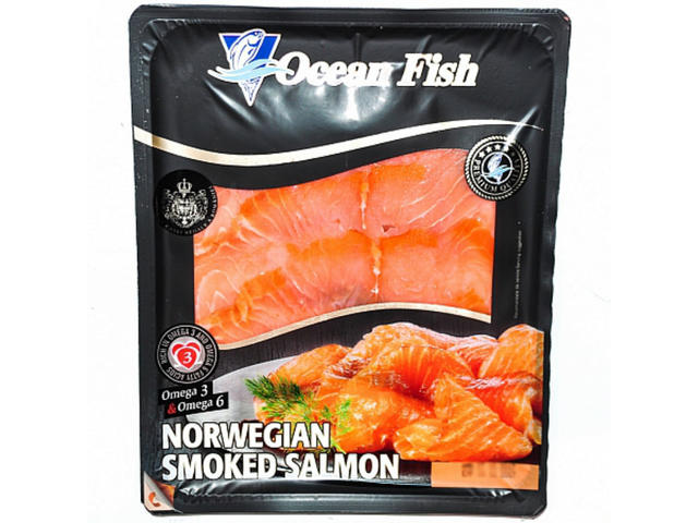 File de somon afumat Ocean Fish, 100 g