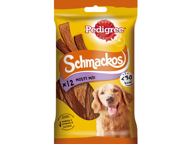 Pedigree Schmackos hrana complementara pentru caini adulti 12 buc 86 g