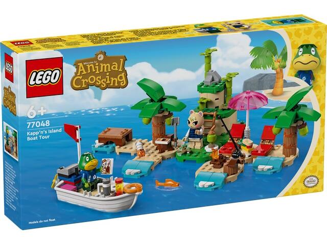 LEGO Animal Crossing Turul de insula in barca al lui Kapp'n 77048