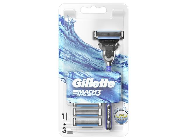 Aparat de ras,  Gillette Mach3 Start + 2 Rezerve