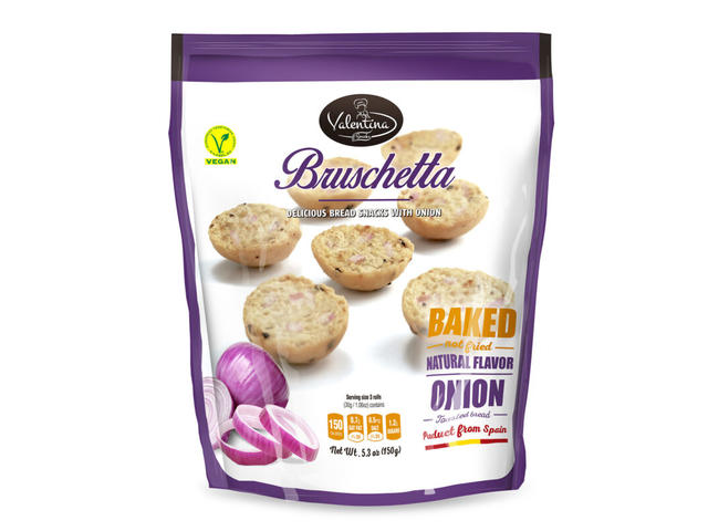 Valentina Snacks-Paine Coapta Cu Ceapa,150G