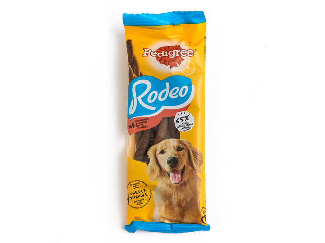 Hrana complementara pentru caini adulti Pedigree Rodeo 70g