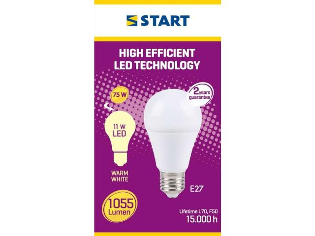 START bec LED E27 A60 11W 3000K