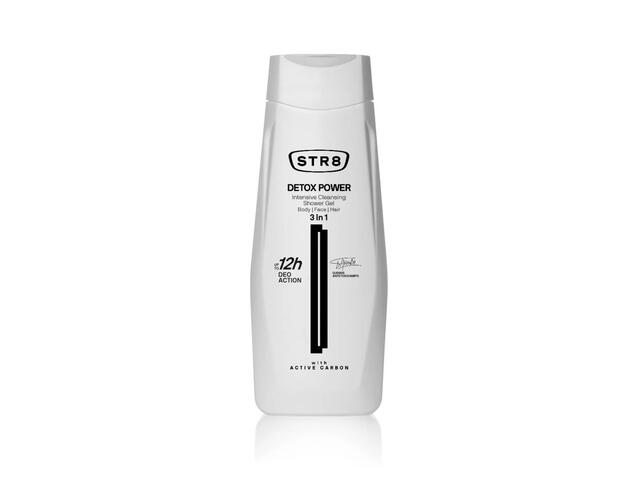 STR8 Detox Power Gel de dus 3 in 1 400 ML