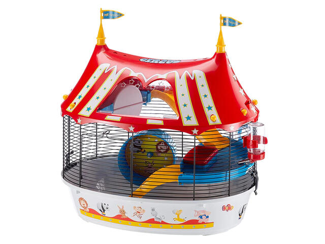 Cusca pentru hamsteri Ferplast Circus Fun 49.5 x 34 x h 42.5 cm