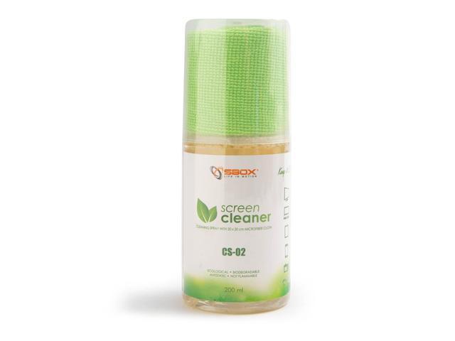 Cleaner Sbox CS-02 200ml + microfibra