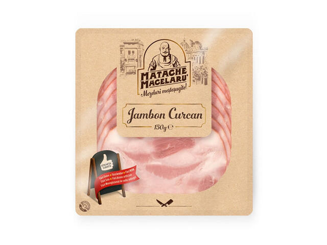 Jambon de curcan Matache Macelaru, feliat, 150 g