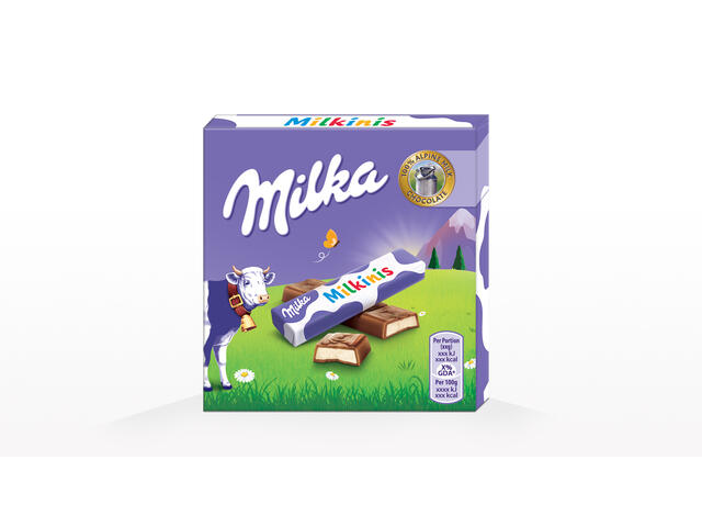 Milka ciocolata Milkinis 43.75g