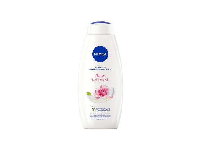 Gel de dus Nivea Miracle Garden Cu Trandafir si Zmeura, 750ML