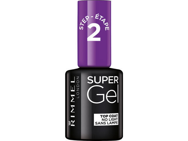 Super Gel Top Coat Rimmel nail polish, 12 ML