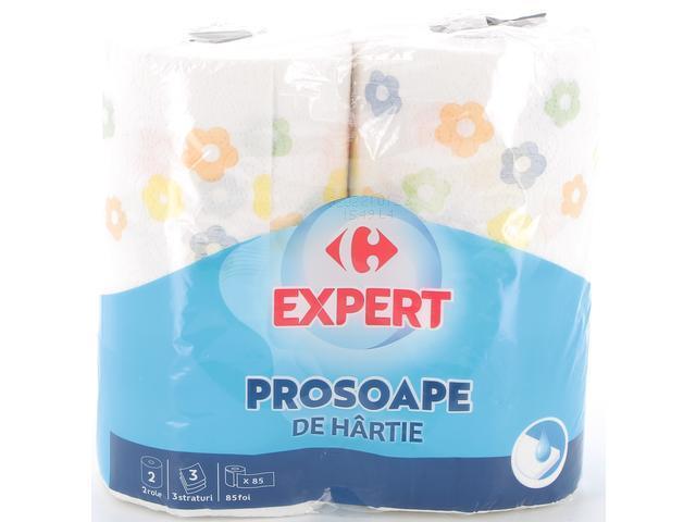 Prosoape De Hartie Carrefour Expert 3 Straturi, 2 Role