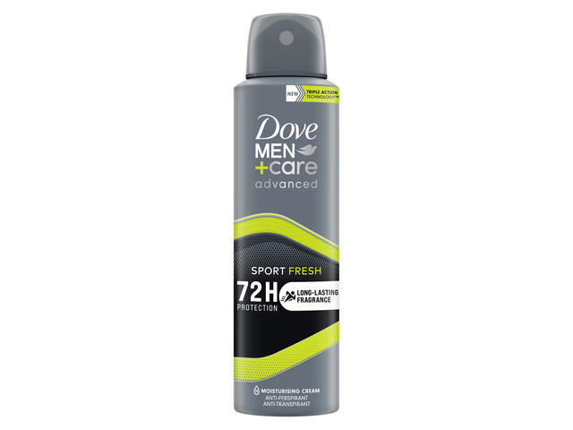 Anti-perspirant Dove Men+Care Spray Sport Fresh 72h 150ML