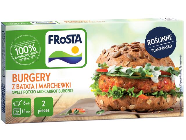 Burger cu cartof dulce si morcov Frosta 216g