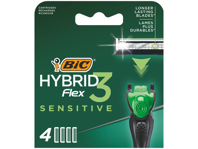 Rezerve Aparat ras hibrid BIC Flex3 Sensitive B4