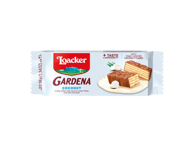 Loacker Gardena Napolitane Glazurate cocos 38 g