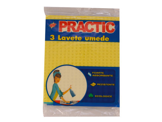 Lavete umede Practic 3 bucati Scotch Brite