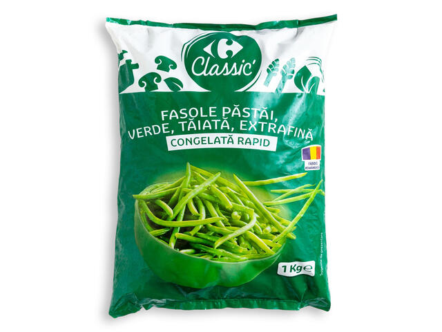 Fasole pastai, verde, taiata, extrafina, 1kg