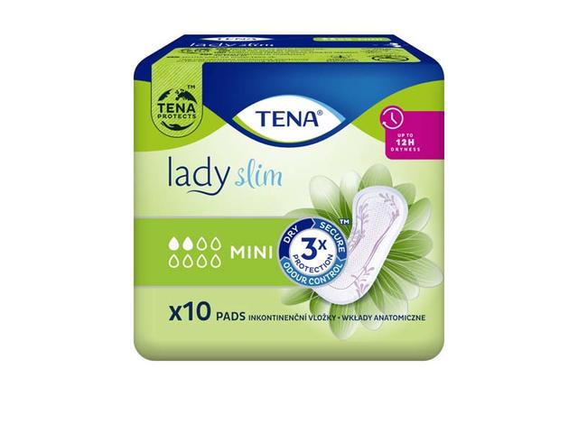 Absorbante pentru incontinenta urinara Tena Lady Slim Mini 10 bucati