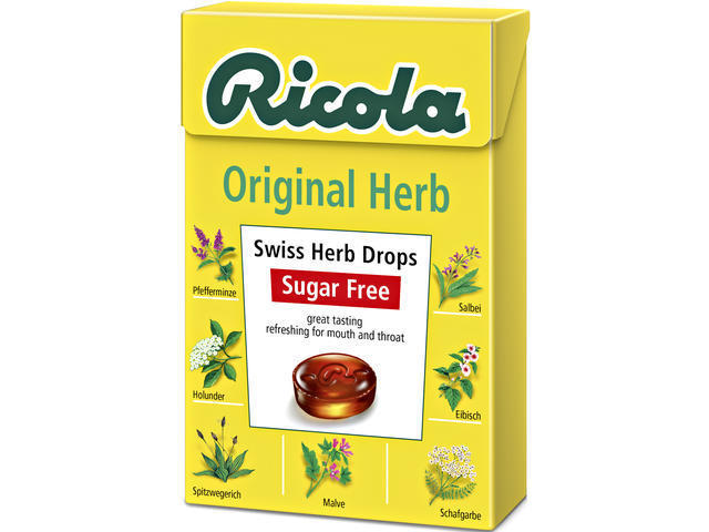 Ricola Dropsuri elvetiene din plante fara zahar 40g