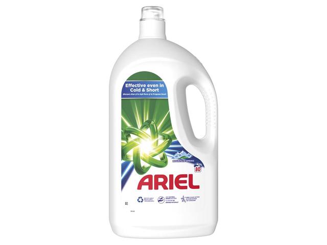 Detergent de rufe lichid Mountain Spring 80 spalari 4L Ariel