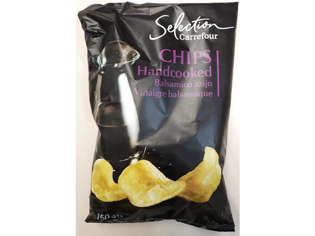 Chips cu sare & otet balsamic 150 g Carrefour