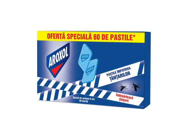 Pastile impotriva tantarilor Aroxol, 60 bucati