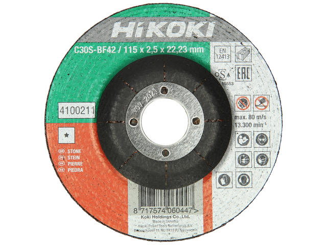 Disc taiere piatra 115 x 3 x 22,2 mm, Hikoki