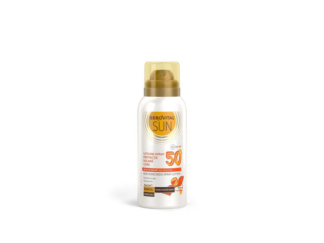 Lotiune spray protectie solara Gerovital Sun SPF50, 100ml