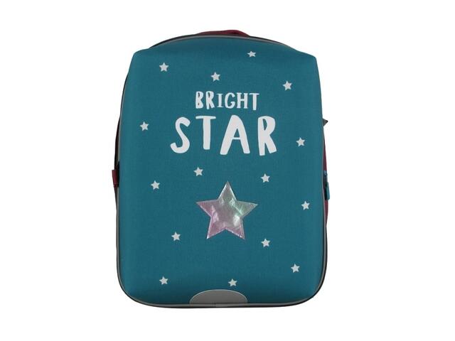 Ghiozdan Cameleon Rosu Bright Star, 40cm, Carrefour