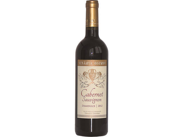 Vin Rosu Demidulce Vinaria Ostrov Cabernet Sauvignon 0.75L