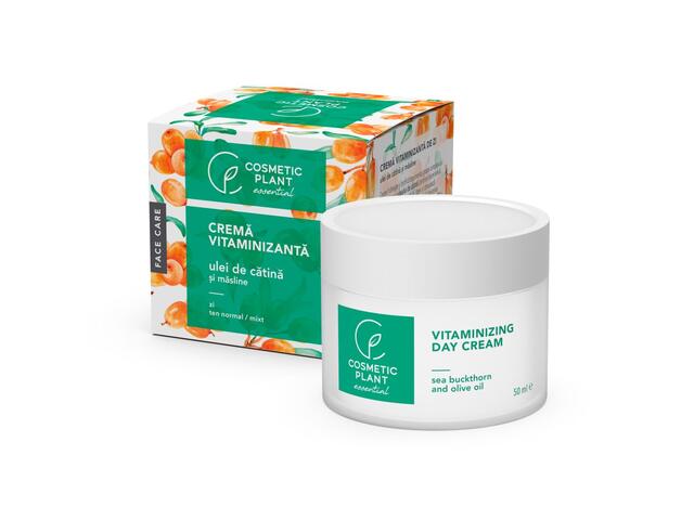 Crema vitaminizanta de zi cu ulei de catina si masline 50 ML