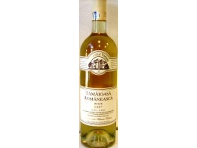 Vin Alb Dulce Domeniile Tohani Tamaioasa Romaneasca 0.75L